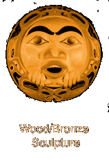 Wood and Bronze Sculpture